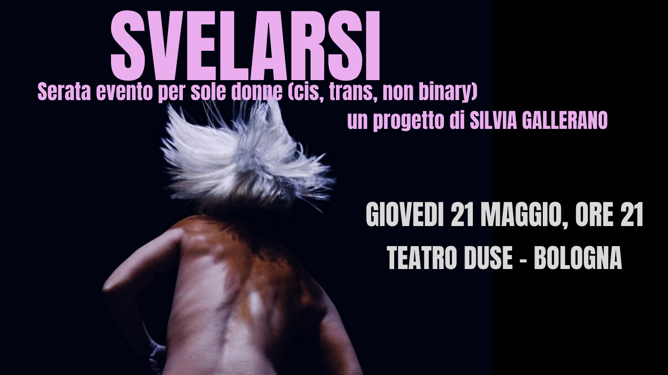 SVELARSI Serata evento per sole donne (cis, trans, non binary)
